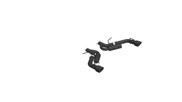 MBRP - MBRP 16-19 Chevrolet Camaro SS Dual Rear Exit Axle Back w/ 4.5in OD Tips - BLK (Non NPP Models) - S7034BLK