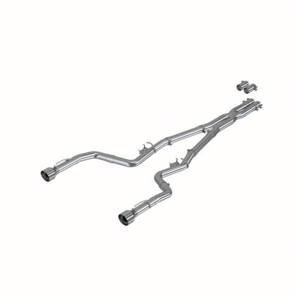 MBRP - MBRP 17-21 Charger 5.7L/6.2L/6.4L 3in Race Profile Cat-Back w/ Dual Tips Aluminized Steel Exhaust - S7118AL