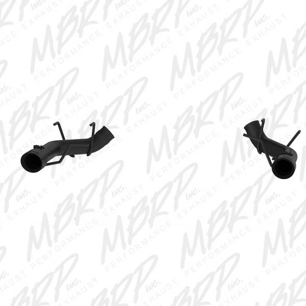 MBRP - MBRP 2011-2014 Ford Mustang GT 3in Dual Axle Back Muffler Delete - Black - S7203BLK