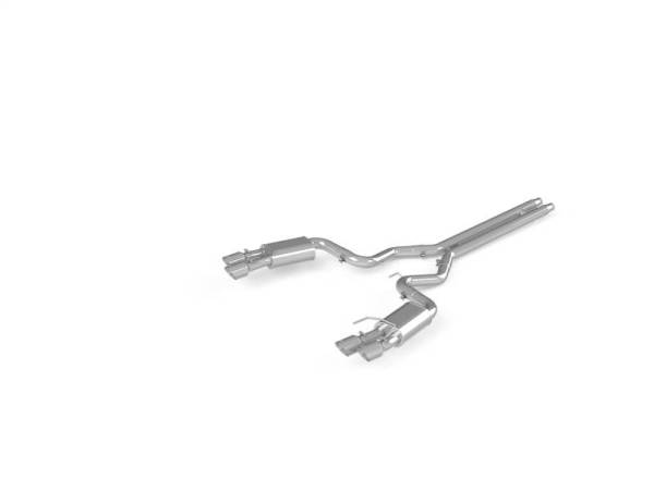 MBRP - MBRP 18-19 Ford Mustang GT 5.0 3in Dual Split Rear Cat Back w/ Quad 4.0in Dual Wall Tips- T304 - S7205304