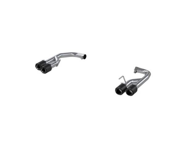 MBRP - MBRP 18-21 Ford Mustang GT 5.0L T304 SS 2.5i Axle-Back, Dual Rear Exit with Quad CF Tips - S72113CF