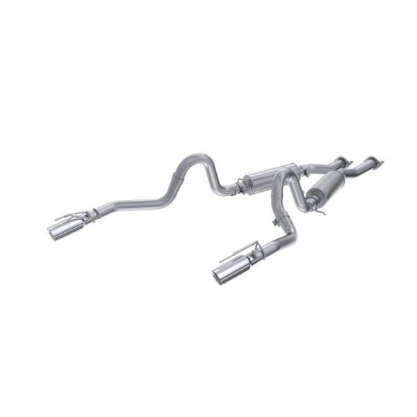 MBRP - MBRP 99-04 Ford Mustang GT/Mach 1 2.5in Dual Split Rear AL Catback Exhaust w/ 3.5in Dual Wall Tips - S7221AL