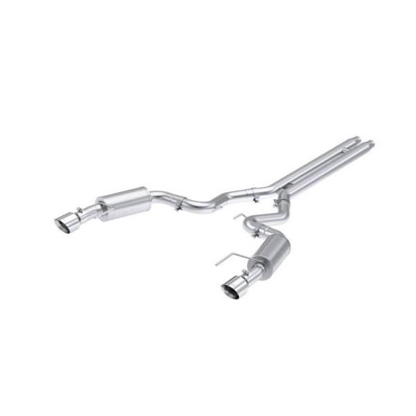 MBRP - MBRP 2024 Ford Mustang GT S650, 5.0  Aluminized Steel 3in Cat-Back Dual Split Rear (Street) - S7251AL