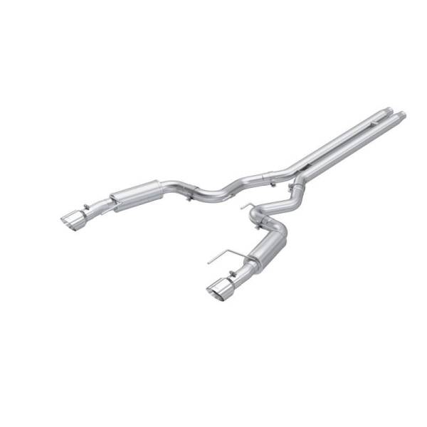 MBRP - MBRP 2024 Ford Mustang GT S650, 5.0L 3in Dual Split Rear Aluminized Steel - S7253AL