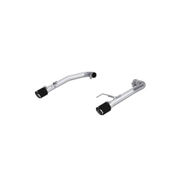 MBRP - MBRP 15-17 Ford Mustang GT 5.0L T304 Stainless Steel 2.5in Axle-Back with Carbon Fiber Tips - S72763CF