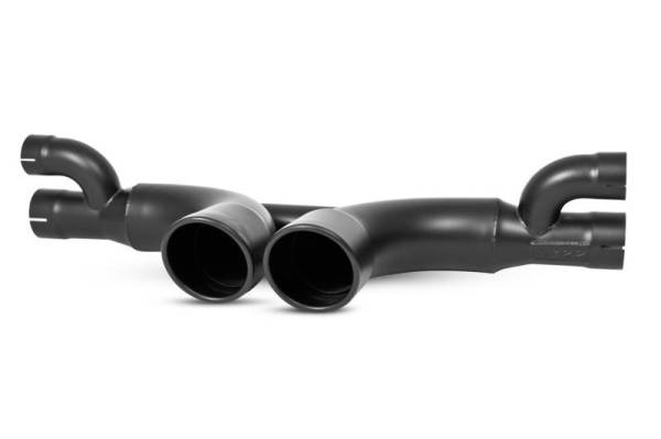 MBRP - MBRP 14-19 Porsche GT3/GT3RS 3in Center Muffler Bypass 4in Tips - Black Coated - S7607BLK