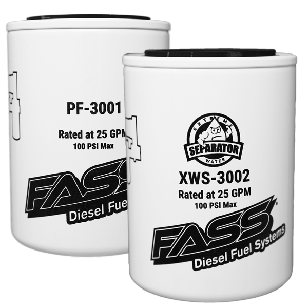 FASS Fuel Systems - FASS Hydroglass Titanium Signature Series Extreme Water Separator XWS-3002 - XWS3002