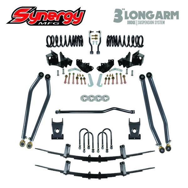 Synergy Mfg - Synergy 03-09 Ram 1500 Gas/2500/3500 Diesel 3in Long Arm System - 8503-11