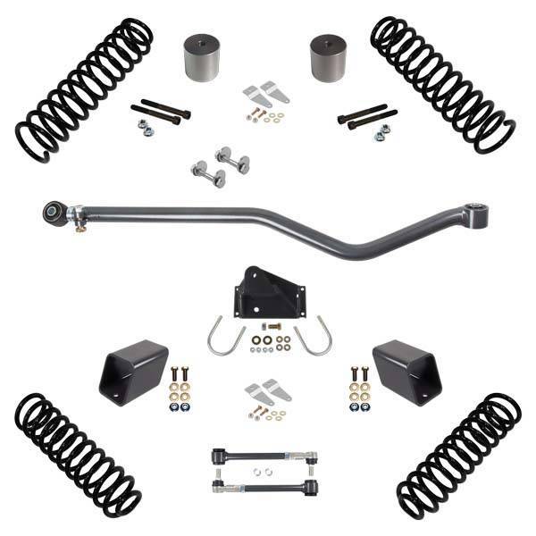 Synergy Mfg - Synergy 07-18 Jeep Wrangler JK 2 DR 2.0in Lift Stage 1 Suspension System - 8021-20