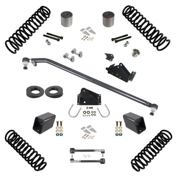 Synergy Mfg - Synergy 07-18 Jeep Wrangler JK 2 DR 3.0in Lift Stage 1.5 Suspension System - 8025-30