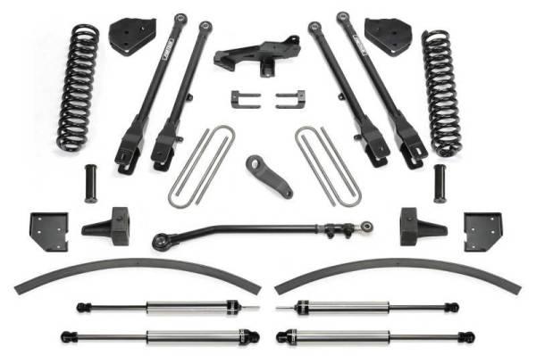 Fabtech - Fabtech 17-21 Ford F250/F350 4WD Diesel 8in 4Link Sys w/Coils & Dlss Shks - K2266DL