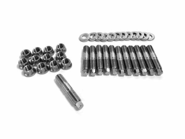 Fleece Performance - Fleece Performance 94-18 Dodge Cummins 2500-3500 Exhaust Manifold Stud Kit - 7mm External Hex Head - FPE-34771