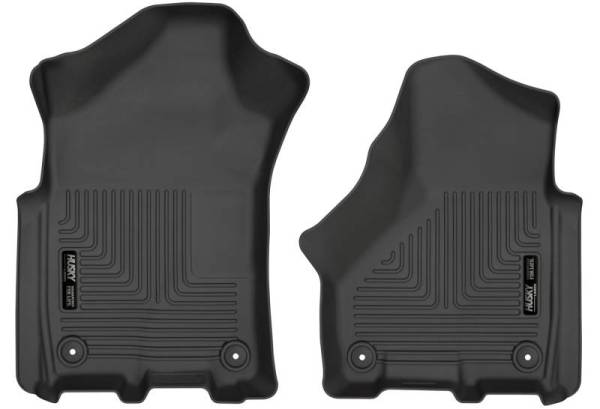 Husky Liners - Husky Liners 2019 Ram 2500/3500 Crew Cab/Mega Cab WeatherBeater Black Front Floor Liners - 13051