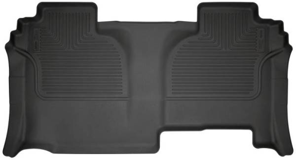 Husky Liners - Husky Liners 20-24 Chevrolet Silverado 2500/3500HD DC WeatherBeater 2nd Seat Black Floor Liners - 14211