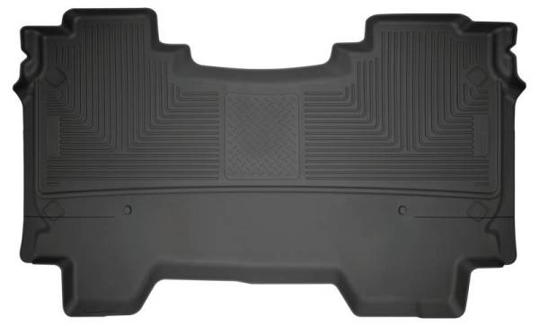 Husky Liners - Husky Liners 2019 Ram 1500 CC WeatherBeater 2nd Seat Floor Liners Black (W/O Factory Storage Box) - 14751