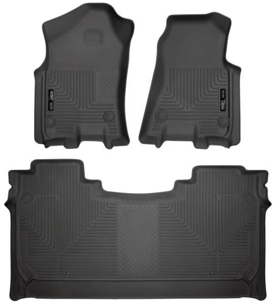 Husky Liners - Husky Liners 19 Dodge Ram 1500 Crew Cab Weatherbeater Black Front & 2nd Seat Floor Liners - 94001