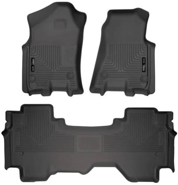 Husky Liners - Husky Liners 19 Dodge Ram 1500 Quad Cab Weatherbeater Black Front & 2nd Seat Floor Liners - 94011