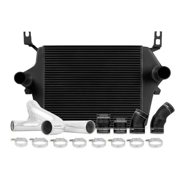 Mishimoto - Mishimoto 03-07 Ford 6.0L Powerstroke Intercooler Kit w/ Pipes (Black) - MMINT-F2D-03KBK