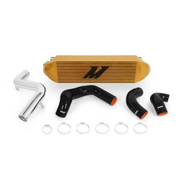 Mishimoto - Mishimoto 2013+ Ford Focus ST Gold Intercooler w/ Polished Pipes - MMINT-FOST-13KPGD