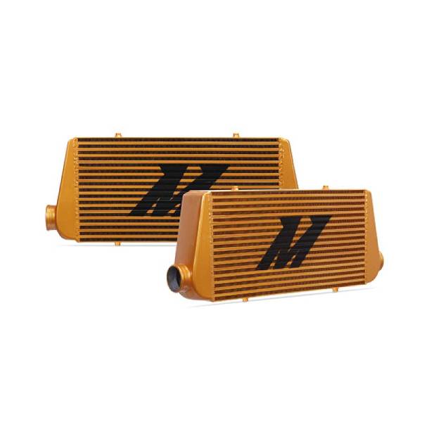 Mishimoto - Mishimoto Universal Gold R Line Intercooler Overall Size: 31x12x4 Core Size: 24x12x4 Inlet / Outlet - MMINT-URG