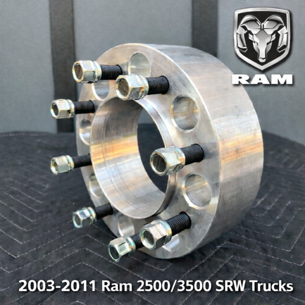 Shifted Industries - 2003-2011 8x6.5 Dodge/Ram SRW Hub Centric Wheel Spacers (1.5"-4" thickness)