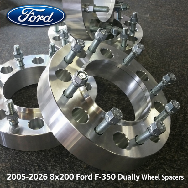 Shifted Industries - 8x200 Hub/Wheel Centric Spacer Pair (05-26 FORD F350 DUALLY)