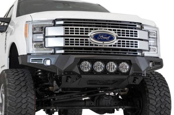Addictive Desert Designs - Addictive Desert Designs 17-20 Ford Super Duty Bomber Front Bumper w/ Mounts For 4 Rigid 360 6in F160014110103