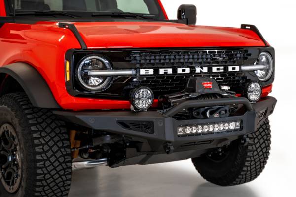 Addictive Desert Designs - Addictive Desert Designs 2021+ Ford Bronco Rock Fighter Front Bumper - Hammer Black F230181060103