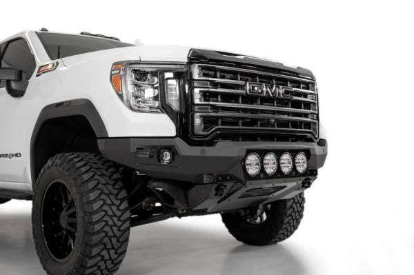 Addictive Desert Designs - Addictive Desert Designs 20-23 GMC Sierra 2500/3500 Bomber Front Bumper - Black F460014110103