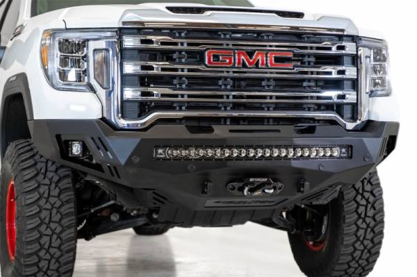 Addictive Desert Designs - Addictive Desert Designs 2020 GMC Sierra 2500/3500 Stealth Fighter Front Bumper F461403030103