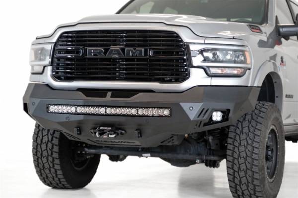 Addictive Desert Designs - Addictive Desert Designs 19-20 RAM 2500/3500 Hammer Black Stealth Fighter Front Bumper F561423030103