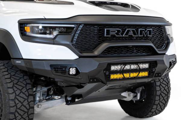 Addictive Desert Designs - Addictive Desert Designs 2021 Dodge RAM 1500 TRX Bomber Front Bumper (20in Lights) F620012140103