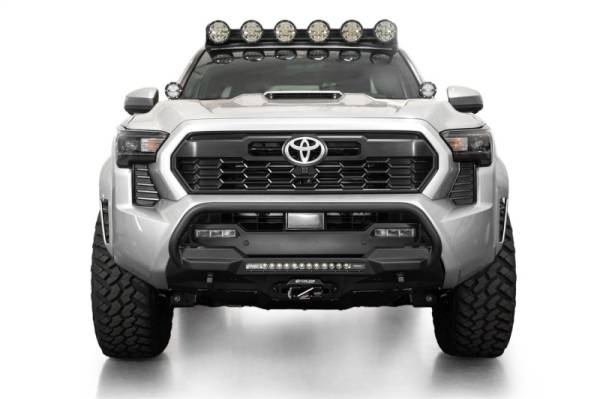 Addictive Desert Designs - Addictive Desert Designs2024+ Toyota Tacoma Stealth Center Mount Winch Front Bumper w/ Top Hoop F6703512601NA