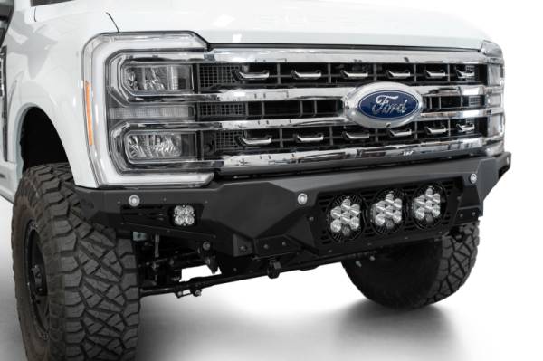Addictive Desert Designs - Addictive Desert Designs 2023+ Ford F-250/F-350 Bomber Front Bumper (w/ 3 Baja Designs LP6 Mounts) F810014100103