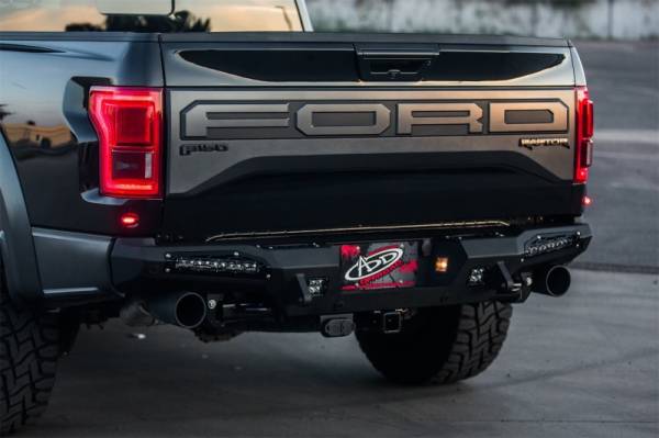 Addictive Desert Designs - Addictive Desert Designs 17-18 Ford F-150 Raptor HoneyBadger Rear Bumper w/ 10in SR LED Mounts R117321430103