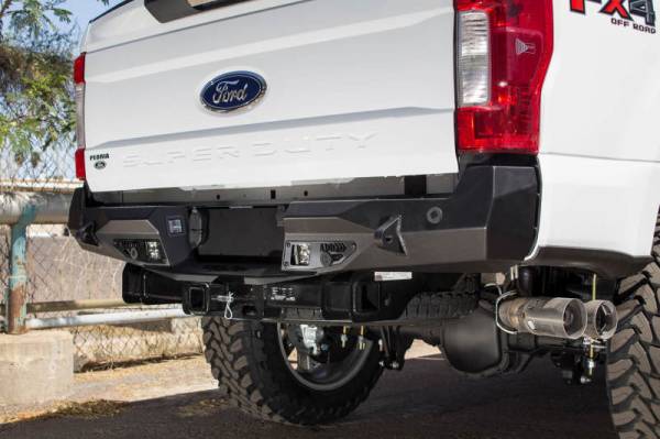 Addictive Desert Designs - Addictive Desert Designs 17-18 Ford F-250 Raptor Stealth Fighter Rear Bumper w/ Backup Sensor Cutout R161231280103