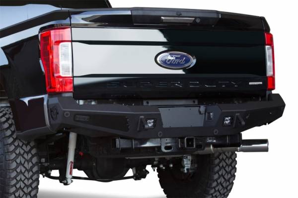 Addictive Desert Designs - Addictive Desert Designs 17-18 Ford F-250 HoneyBadger Rear Bumper w/ Backup Sensor Cutouts R167301280103