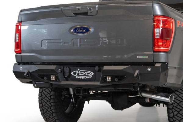 Addictive Desert Designs - Addictive Desert Designs 2021 Ford F-150 Stealth Fighter Rear Bumper w/ Back up Sensors R191231280103