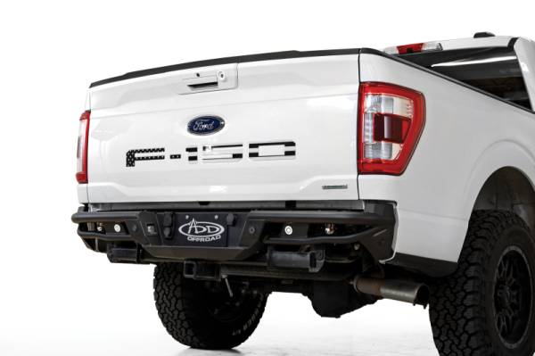 Addictive Desert Designs - Addictive Desert Designs 21-23 Ford F-150 PRO Bolt-On Rear Bumper w/ Back-up Sensor Cutouts R198571280103