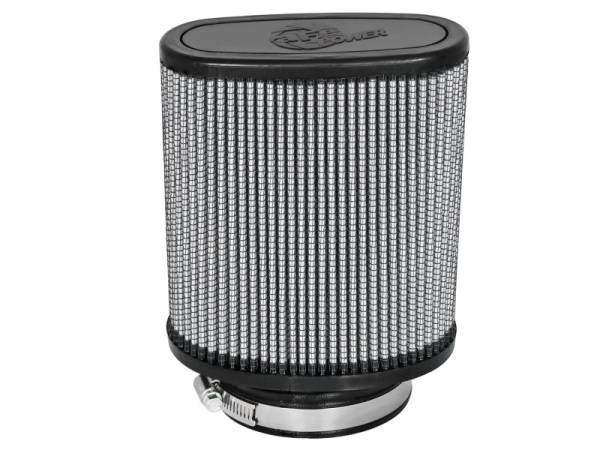 aFe - aFe Magnum FLOW Pro DRY S Universal Air Filter 3.5in Flange 5.75x5in Base 6x2.75in Top 6.5in Height 21-90096