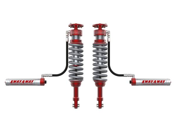 aFe - aFe 17-19 Ford F-150 Raptor Sway-A-Way 3.0 Front Coilover Kit w/ Remote Reservoirs and Comp Adj 301-5000-02-CA