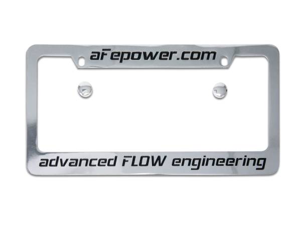 aFe - aFe POWER Engraved Metal License Plate Frame 40-10251