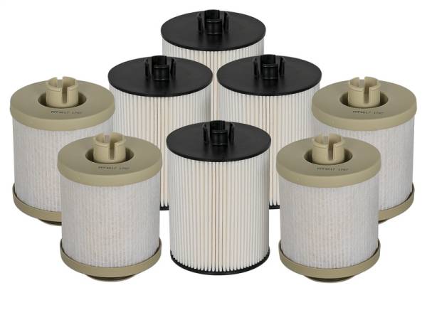 aFe - aFe Pro GUARD D2 Fuel Filter 08-10 Ford Diesel Trucks V8 6.4L (td) (4 Pack) 44-FF013-MB