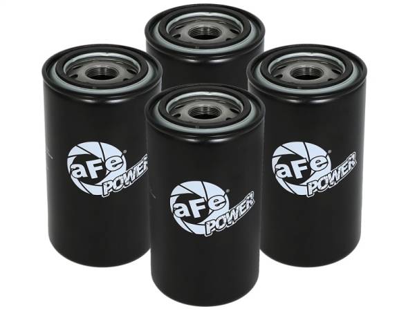 aFe - aFe ProGuard D2 Fluid Filters Oil F/F OIL 89-16 Dodge Diesel Trucks L6-5.9L/6.7L (td) (4 Pack) 44-LF002-MB