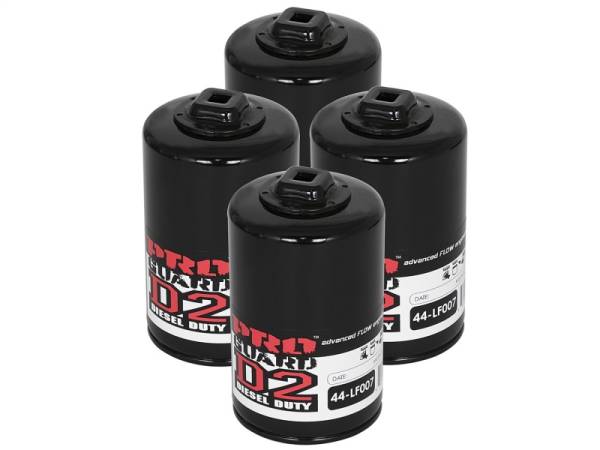 aFe - aFe Pro GUARD D2 Oil Filter 97-08 Ford Trucks V6 4.2L / V8 4.6L (4 Pack) 44-LF007-MB