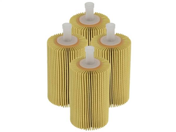 aFe - aFe Pro GUARD D2 Oil Filter 07-17 Toyota Tundra/Sequoia V8 4.6L/5.7L (4 Pack) 44-LF015-MB