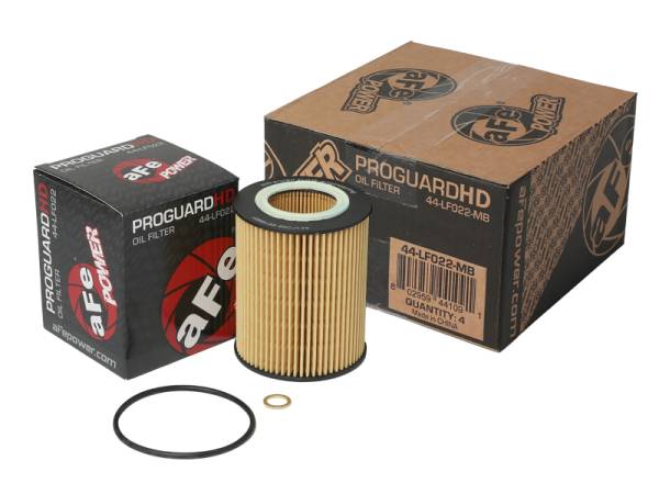 aFe - aFe Pro GUARD D2 Oil Filter 96-06 BMW Gas Cars L6 (4 Pack) 44-LF022-MB