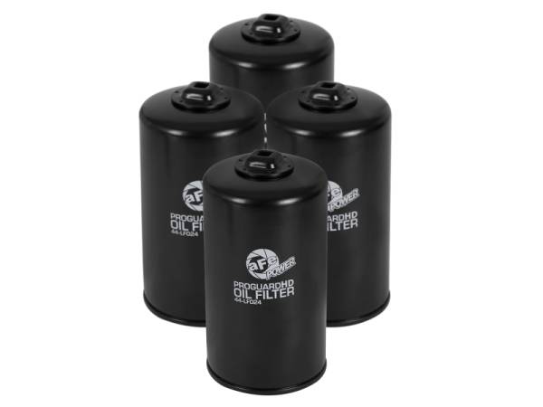 aFe - aFe Pro GUARD D2 Oil Filter 11-17 Ford Diesel Trucks V8 6.7L (td) (4 Pack) 44-LF024-MB