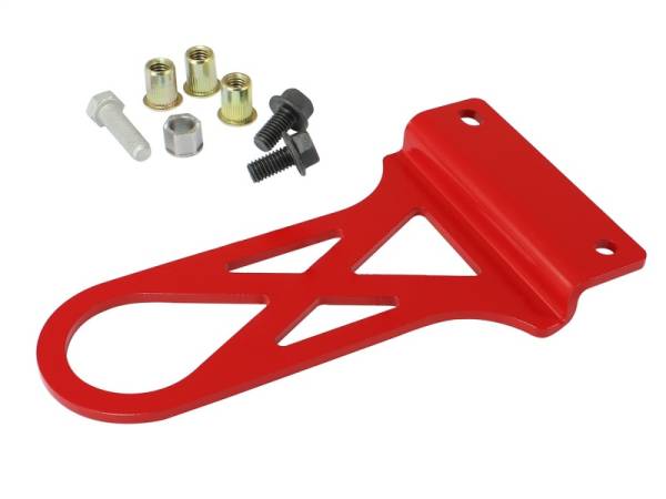aFe - aFe Control PFADT Series Front Tow Hook Red 97-04 Chevrolet Corvette (C5) 450-401002-R