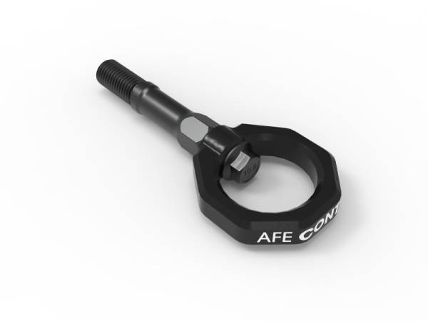 aFe - aFe Control Rear Tow Hook (Black) 450-401015-B